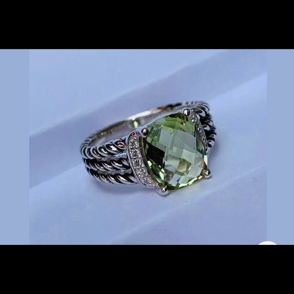 David Yurman Lemon Citron/ Diamonds Petite Wheaton